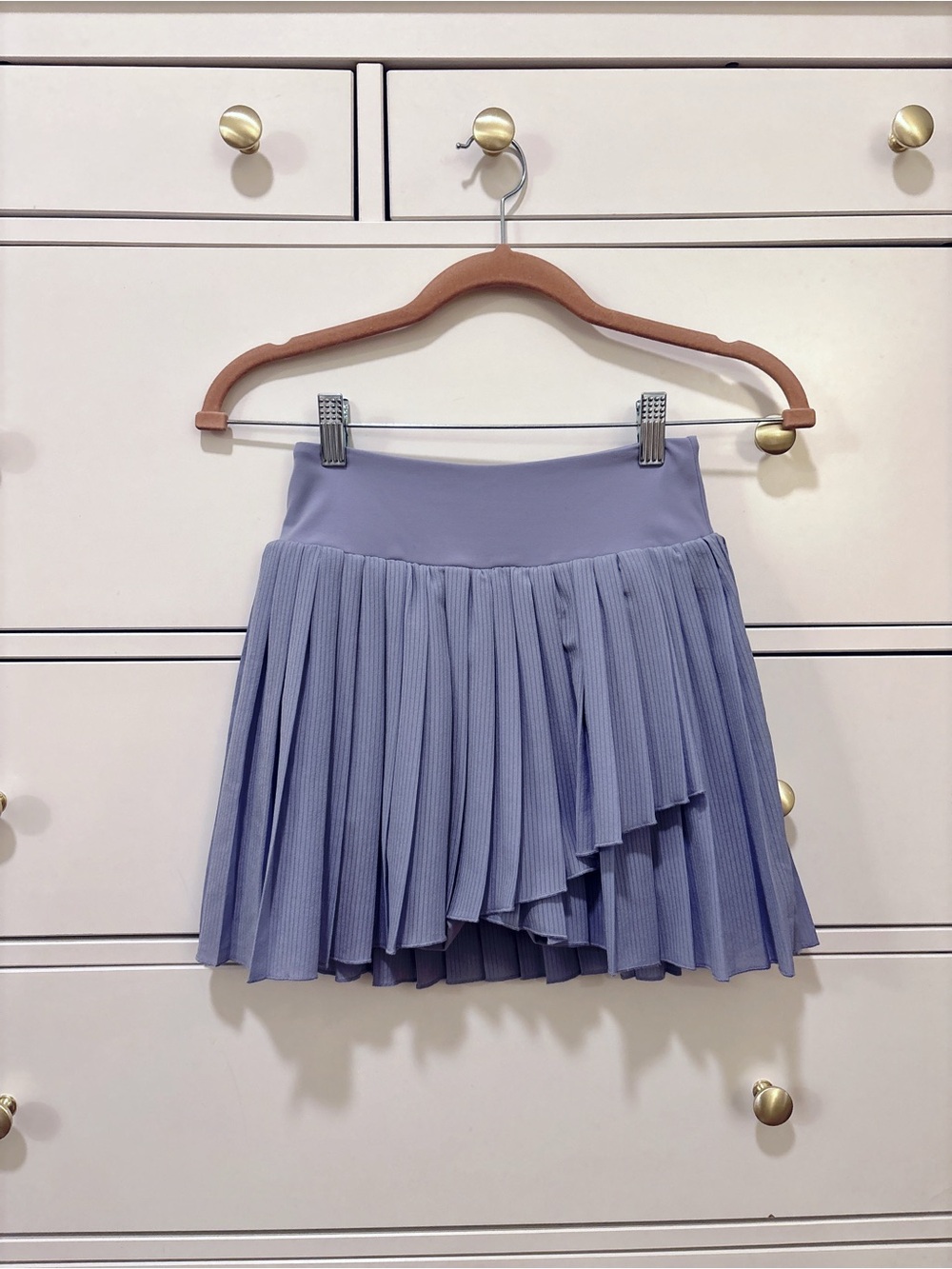 WISKII Pleated Skirt - S (US 2) lavender frost